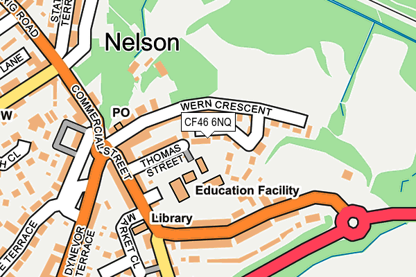 CF46 6NQ map - OS OpenMap – Local (Ordnance Survey)