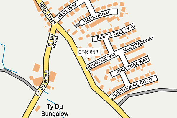 CF46 6NR map - OS OpenMap – Local (Ordnance Survey)