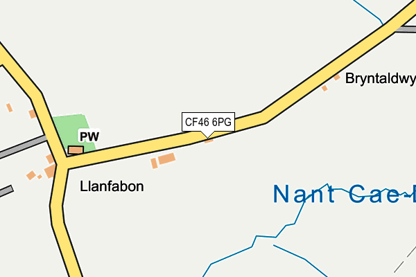 CF46 6PG map - OS OpenMap – Local (Ordnance Survey)