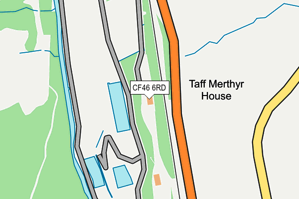 CF46 6RD map - OS OpenMap – Local (Ordnance Survey)
