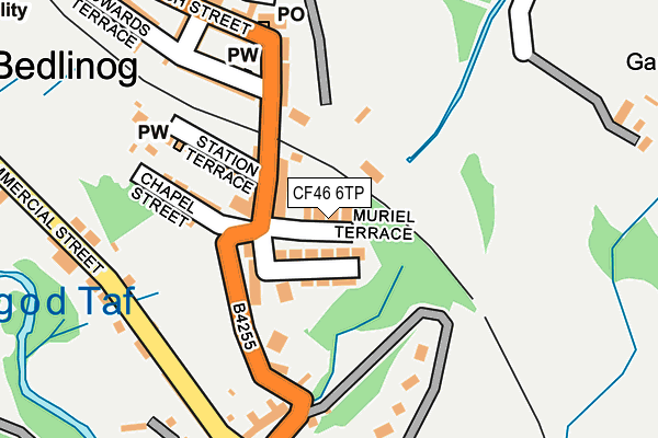 CF46 6TP map - OS OpenMap – Local (Ordnance Survey)