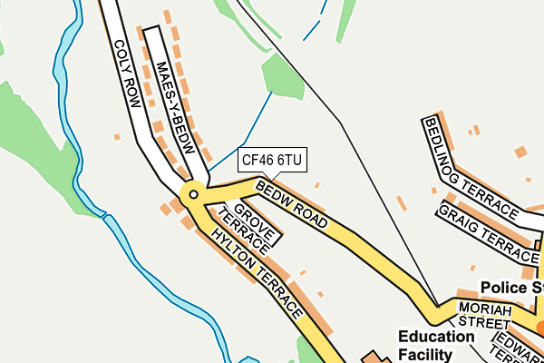 CF46 6TU map - OS OpenMap – Local (Ordnance Survey)