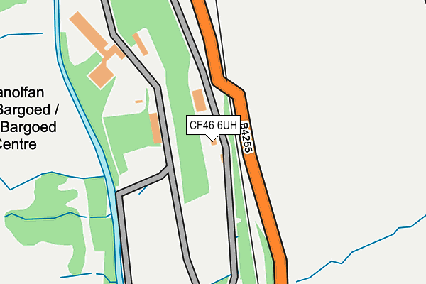 CF46 6UH map - OS OpenMap – Local (Ordnance Survey)