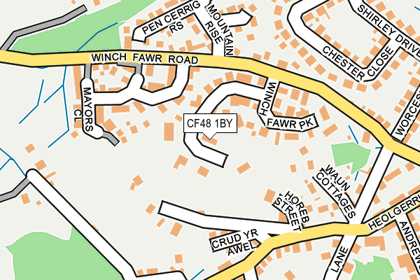 CF48 1BY map - OS OpenMap – Local (Ordnance Survey)