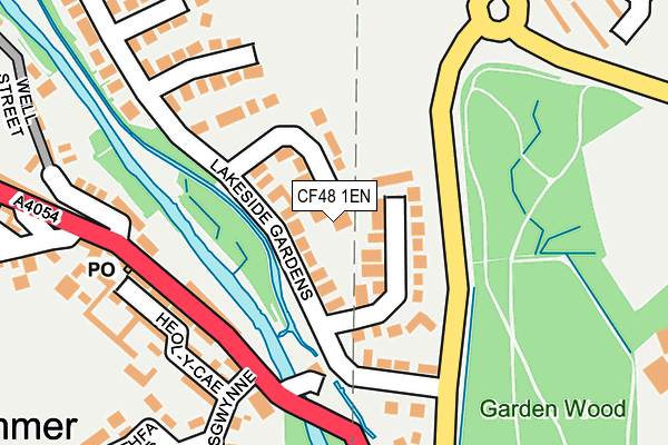 CF48 1EN map - OS OpenMap – Local (Ordnance Survey)