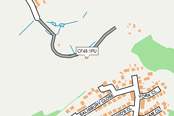 CF48 1PU map - OS OpenMap – Local (Ordnance Survey)