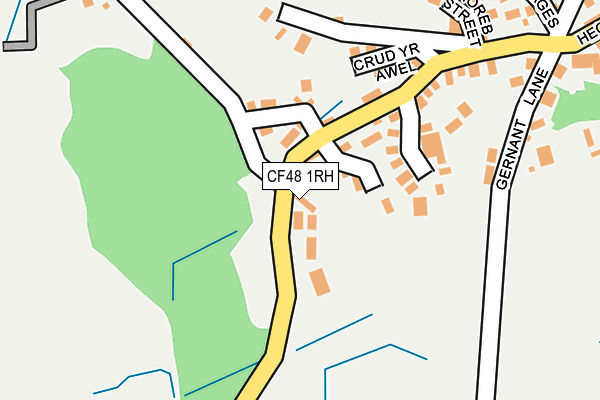 CF48 1RH map - OS OpenMap – Local (Ordnance Survey)