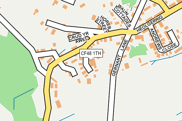 CF48 1TH map - OS OpenMap – Local (Ordnance Survey)