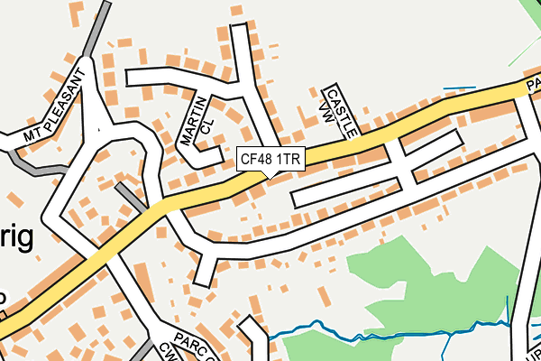 CF48 1TR map - OS OpenMap – Local (Ordnance Survey)