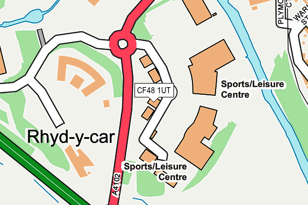 CF48 1UT map - OS OpenMap – Local (Ordnance Survey)