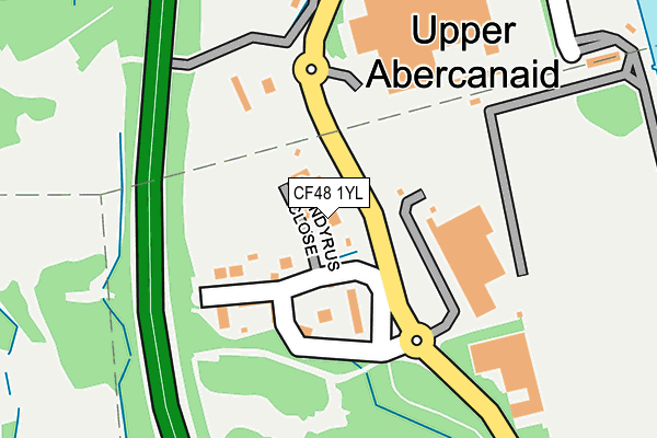 CF48 1YL map - OS OpenMap – Local (Ordnance Survey)