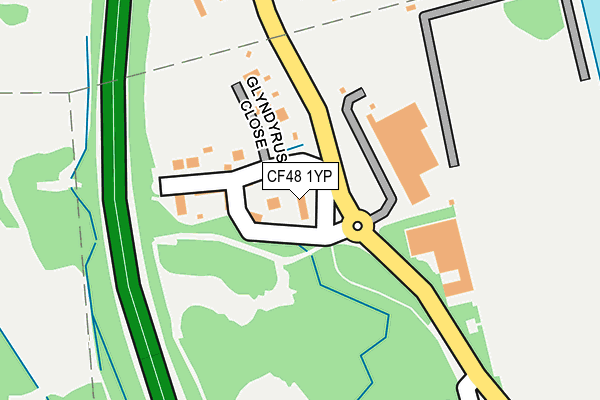 CF48 1YP map - OS OpenMap – Local (Ordnance Survey)