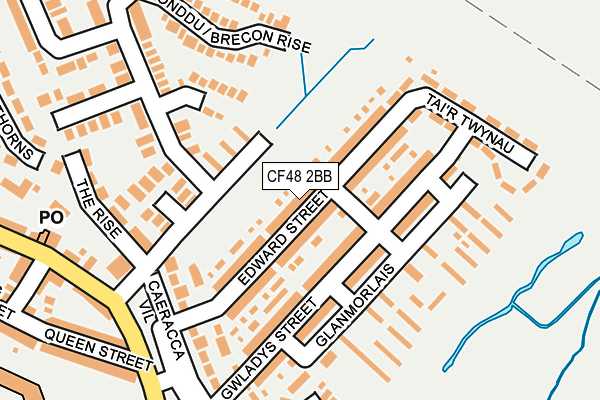 CF48 2BB map - OS OpenMap – Local (Ordnance Survey)
