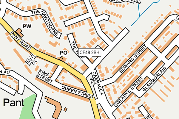 CF48 2BH map - OS OpenMap – Local (Ordnance Survey)