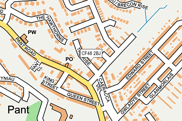 CF48 2BJ map - OS OpenMap – Local (Ordnance Survey)