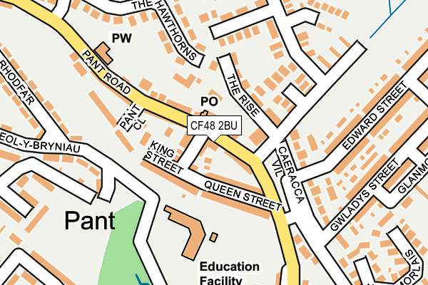 CF48 2BU map - OS OpenMap – Local (Ordnance Survey)