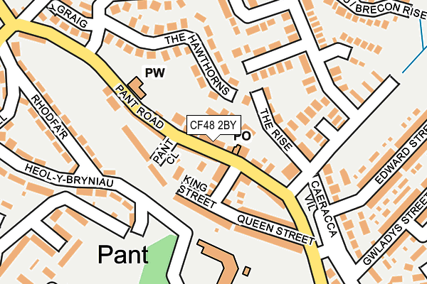 CF48 2BY map - OS OpenMap – Local (Ordnance Survey)