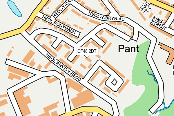 CF48 2DT map - OS OpenMap – Local (Ordnance Survey)