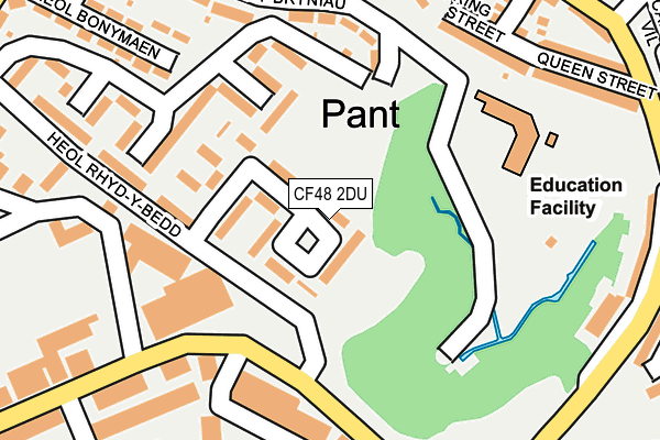 CF48 2DU map - OS OpenMap – Local (Ordnance Survey)