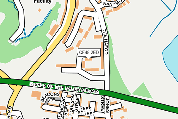 CF48 2ED map - OS OpenMap – Local (Ordnance Survey)