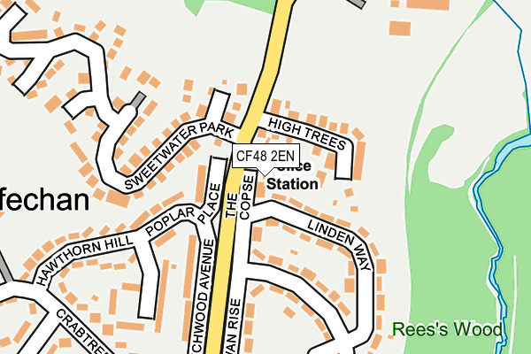 CF48 2EN map - OS OpenMap – Local (Ordnance Survey)