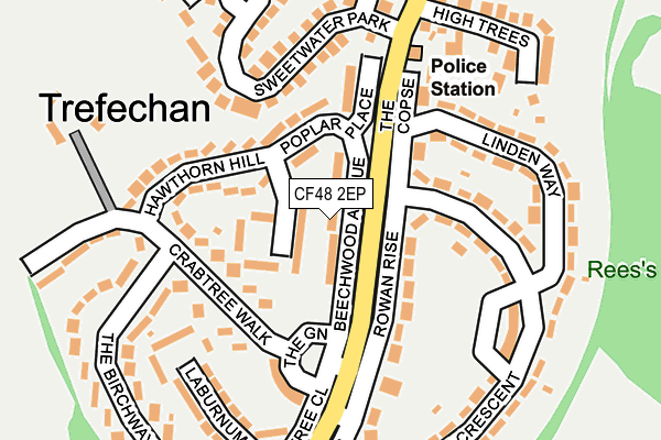 CF48 2EP map - OS OpenMap – Local (Ordnance Survey)