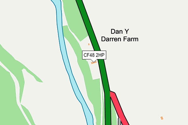 CF48 2HP map - OS OpenMap – Local (Ordnance Survey)