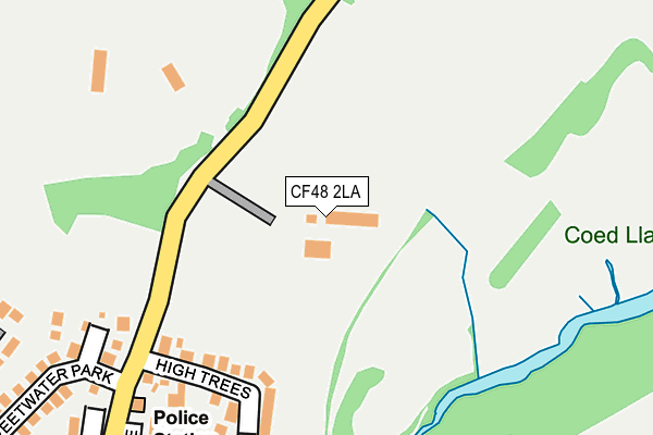 CF48 2LA map - OS OpenMap – Local (Ordnance Survey)