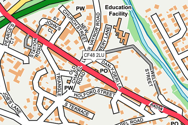 CF48 2LU map - OS OpenMap – Local (Ordnance Survey)