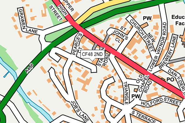 CF48 2ND map - OS OpenMap – Local (Ordnance Survey)