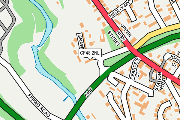 CF48 2NL map - OS OpenMap – Local (Ordnance Survey)