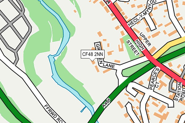 CF48 2NN map - OS OpenMap – Local (Ordnance Survey)