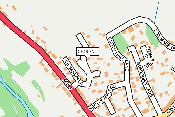 CF48 2NU map - OS OpenMap – Local (Ordnance Survey)