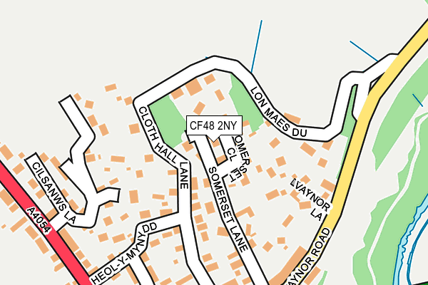 CF48 2NY map - OS OpenMap – Local (Ordnance Survey)
