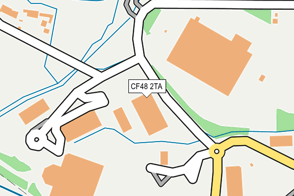 CF48 2TA map - OS OpenMap – Local (Ordnance Survey)