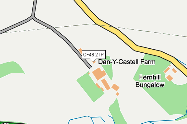 CF48 2TP map - OS OpenMap – Local (Ordnance Survey)