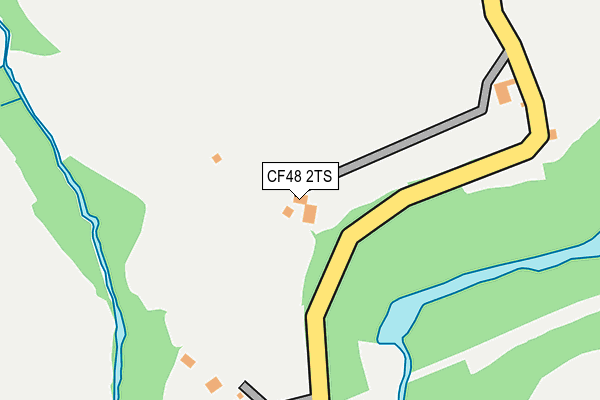 CF48 2TS map - OS OpenMap – Local (Ordnance Survey)
