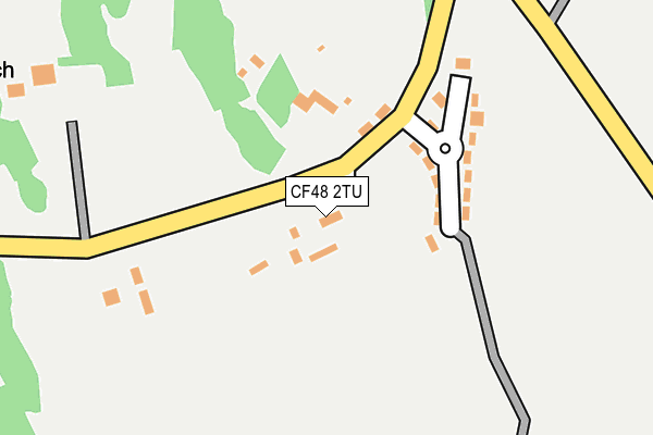 CF48 2TU map - OS OpenMap – Local (Ordnance Survey)