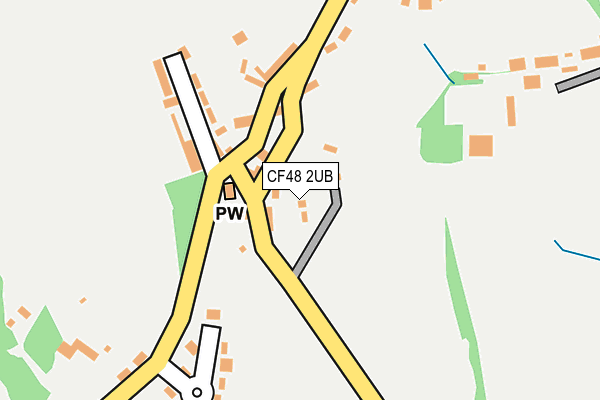 CF48 2UB map - OS OpenMap – Local (Ordnance Survey)