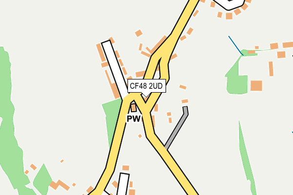 CF48 2UD map - OS OpenMap – Local (Ordnance Survey)