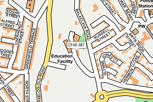 CF48 3BT map - OS OpenMap – Local (Ordnance Survey)