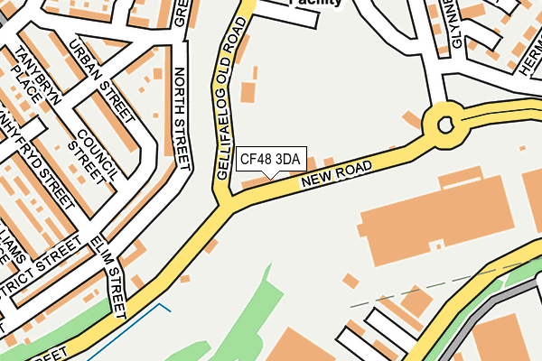 CF48 3DA map - OS OpenMap – Local (Ordnance Survey)