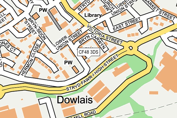 CF48 3DS map - OS OpenMap – Local (Ordnance Survey)