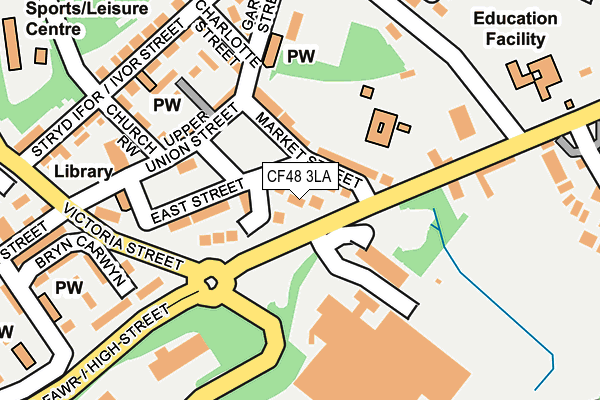 CF48 3LA map - OS OpenMap – Local (Ordnance Survey)