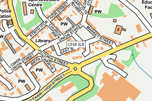 CF48 3LB map - OS OpenMap – Local (Ordnance Survey)