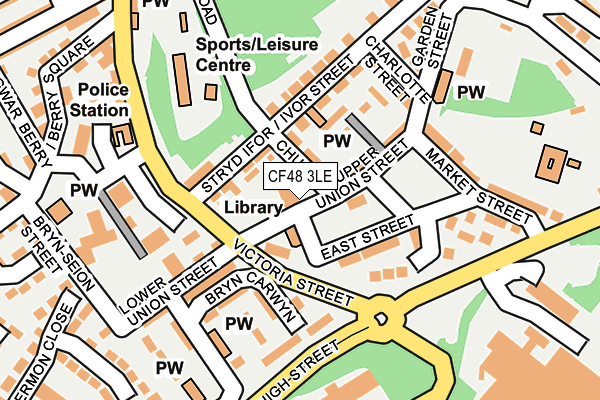 CF48 3LE map - OS OpenMap – Local (Ordnance Survey)