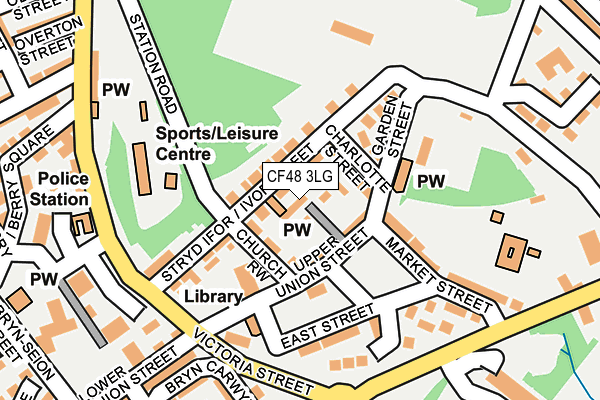 CF48 3LG map - OS OpenMap – Local (Ordnance Survey)