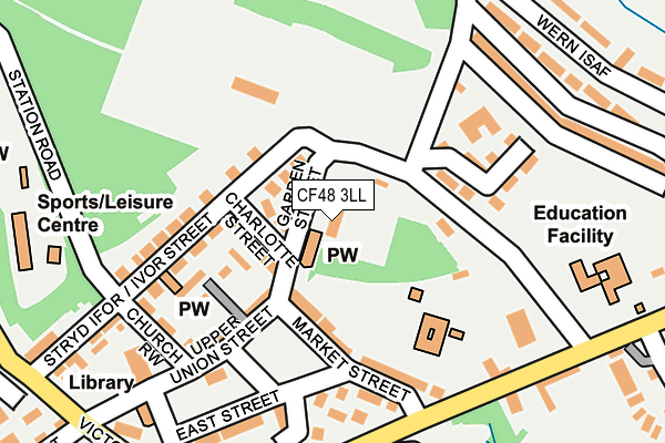 CF48 3LL map - OS OpenMap – Local (Ordnance Survey)