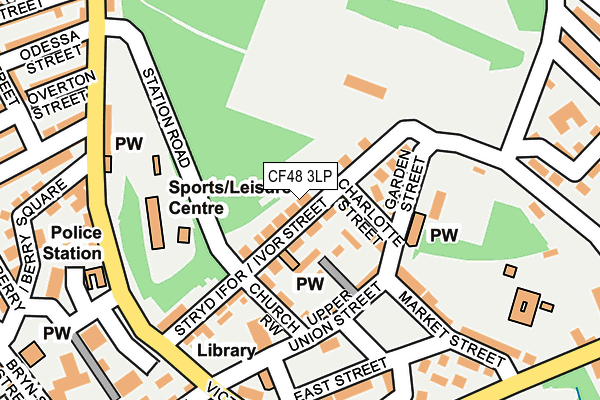 CF48 3LP map - OS OpenMap – Local (Ordnance Survey)