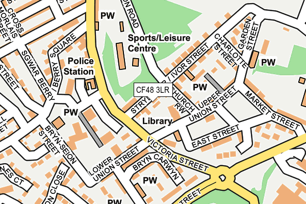 CF48 3LR map - OS OpenMap – Local (Ordnance Survey)